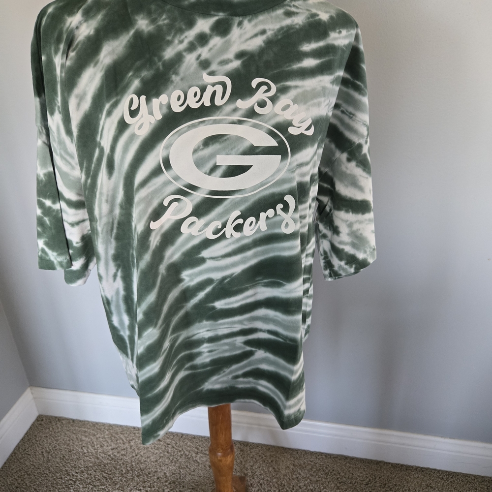 NWOT Green Bay Packers Tie-Dye T-Shirt